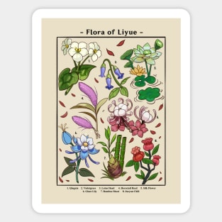 Flora of Liyue Sticker